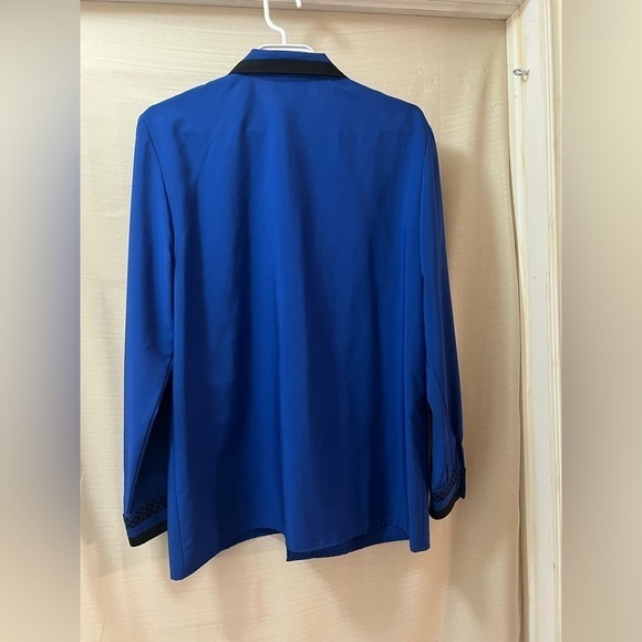 ⚫️ BOGO Vintage Joyce houndstooth detail women’s button up blouse size 12 - Picture 7 of 7